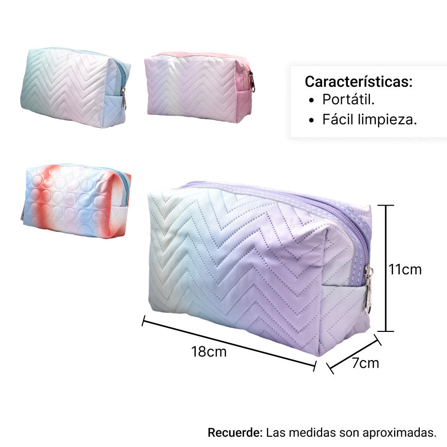 organizador cosmetiquera  maquillaje viaje dim: 18,5*7,5*10