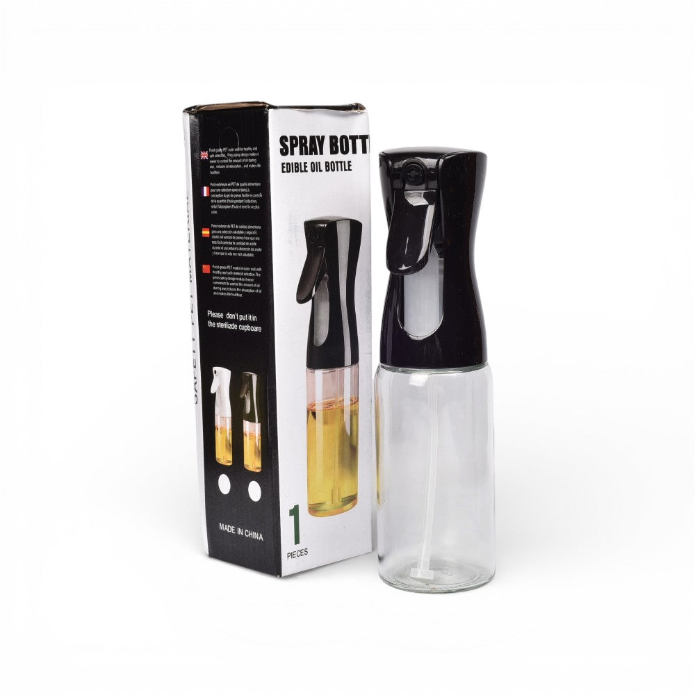 botella  atomizador aceite spray plastico vidrio dim:5x5x20
