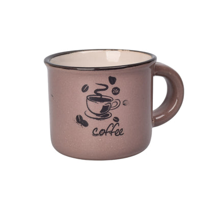 MUG POCILLO CERAMICA 180ML DIM:6X6X5