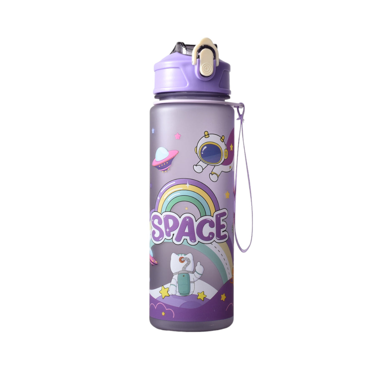 botella de agua 650ml plastico astronauta