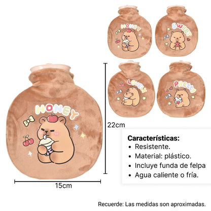BOLSA TERMICA PARA AGUA CALIENTE CAUCHO + POLIESTER DISEÑO C