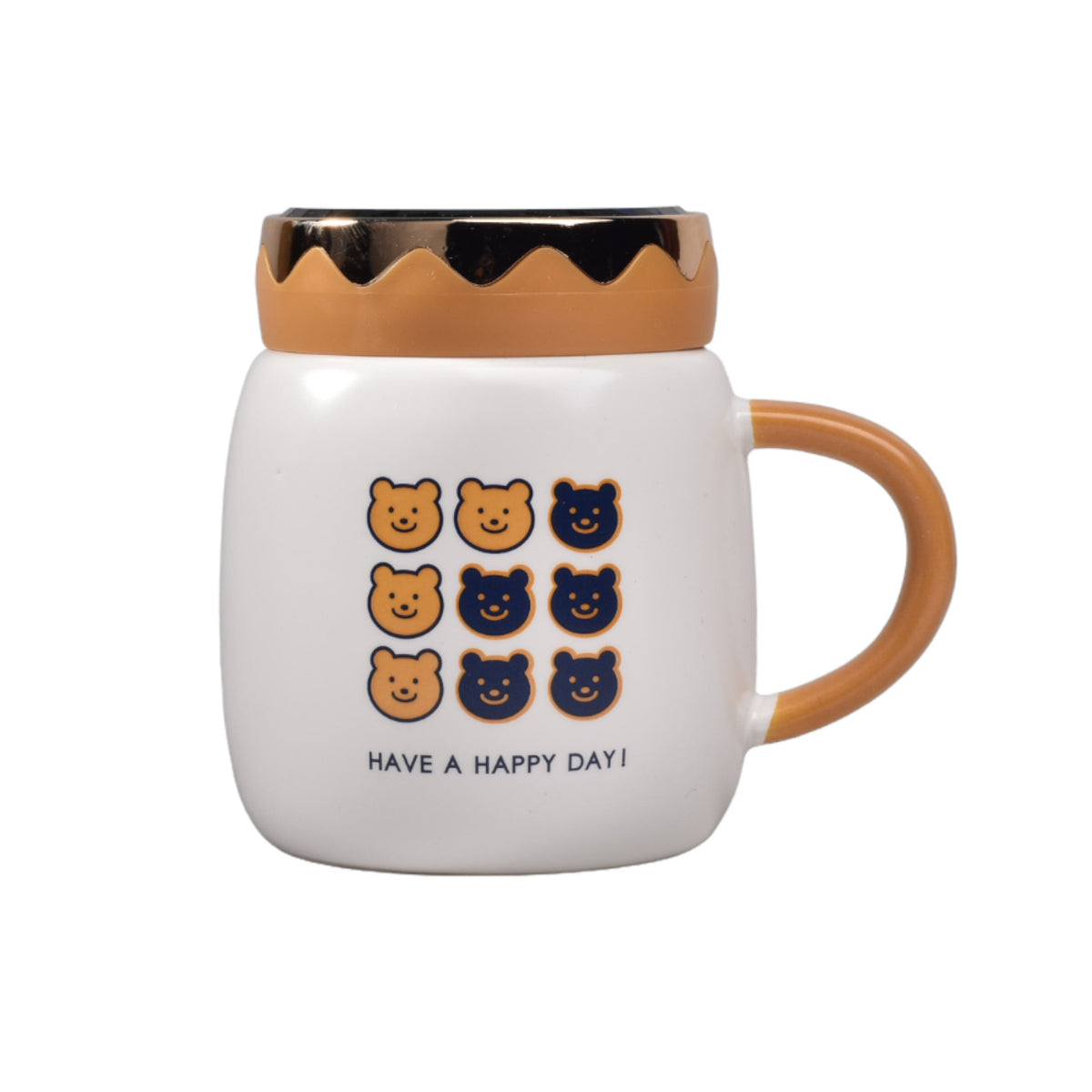 mug pocillo con tapa ceramica