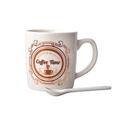 POCILLO CON CUCHARA EN CERAMICA DIFERENTES DISEÑOS