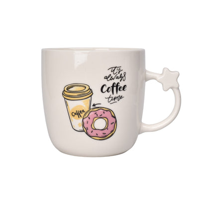 MUG POCILLO CERAMICA 300ML DIM:8X8X8