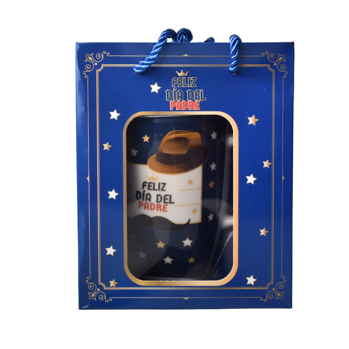 mug ceramica pocillo dia del padre con plato y cuchara