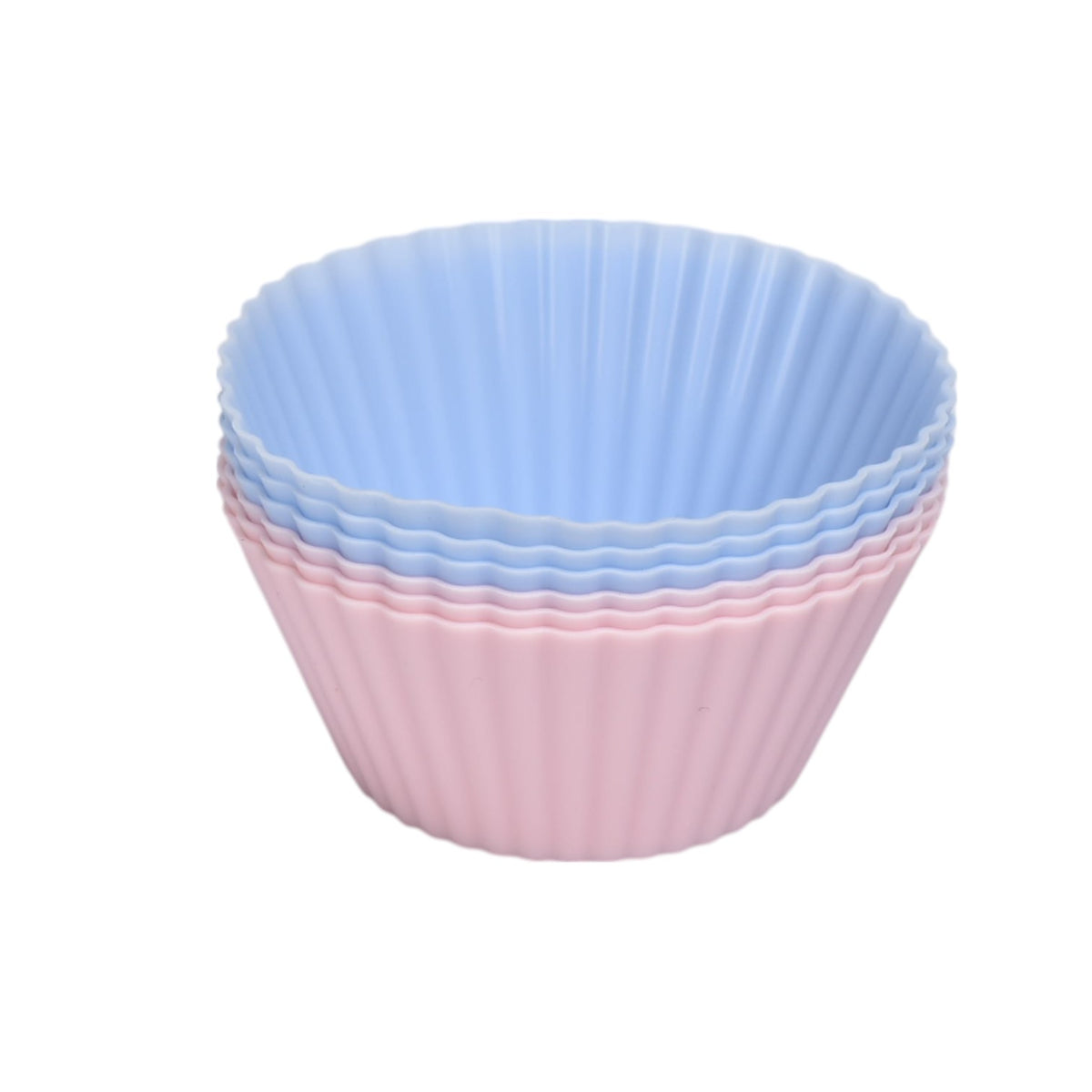set x6 und molde de postre rosado y azul dim:7x7x3