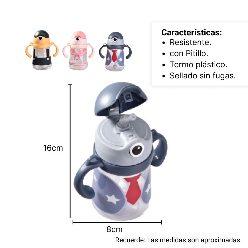 botella de agua 320ml marciano