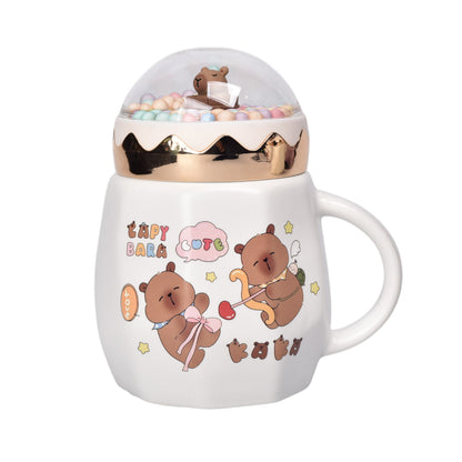 MUG POCILLO CERAMICA DISEÑO CAPYBARA 420ML DIM:8X8X11