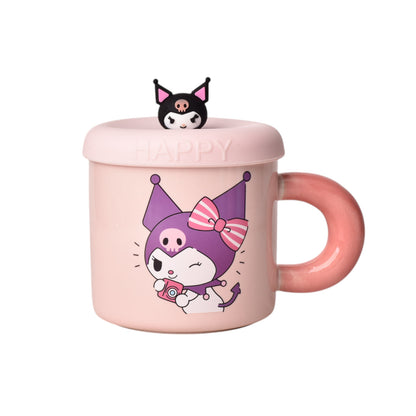 MUG POCILLO KUROMI PERSONAJE 430ML DIM:9X9X9