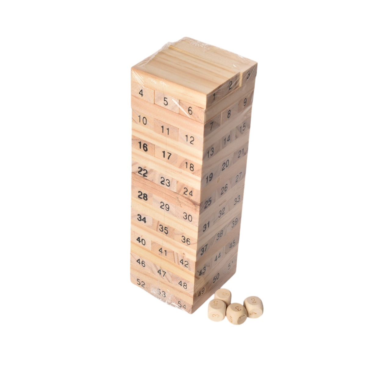 juguete de mesa jenga madera dim:6x6x22cm