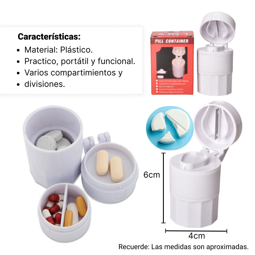 pastillero organizador dim: 6,3*4,1