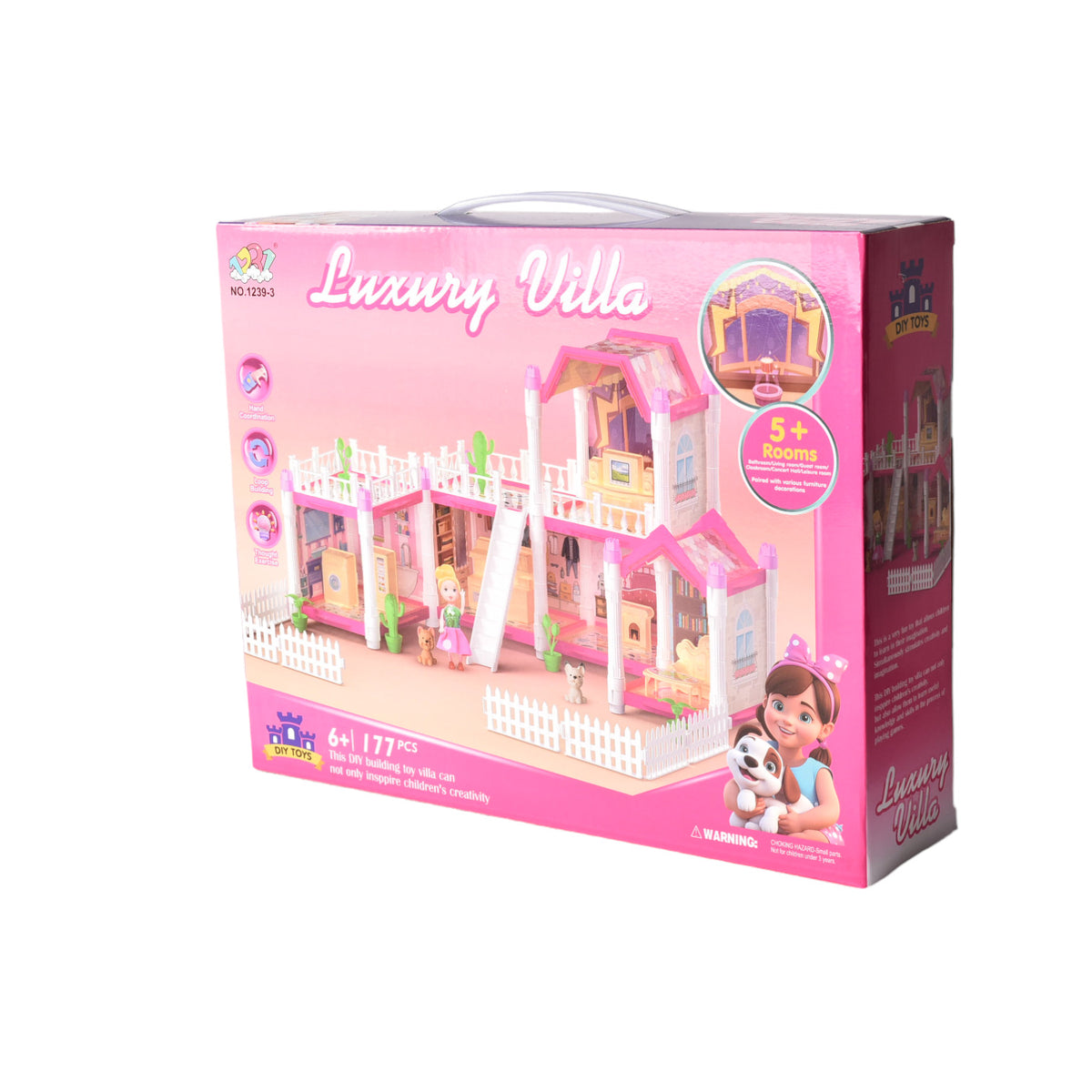 casa de muñecas juguete plastico niña armable
