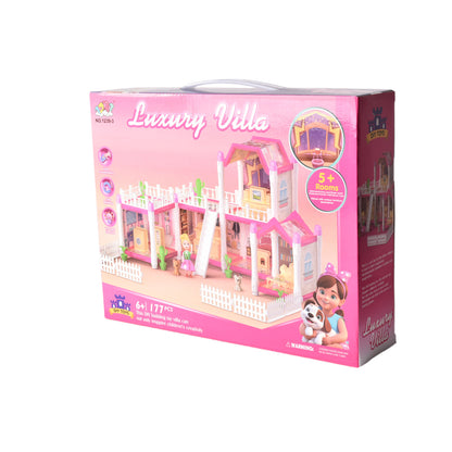 CASA DE MUÑECAS JUGUETE PLASTICO NIÑA ARMABLE