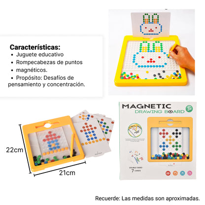 TABLERO MAGNETICO CON LAPIZ PLASTICO DIM:21*22