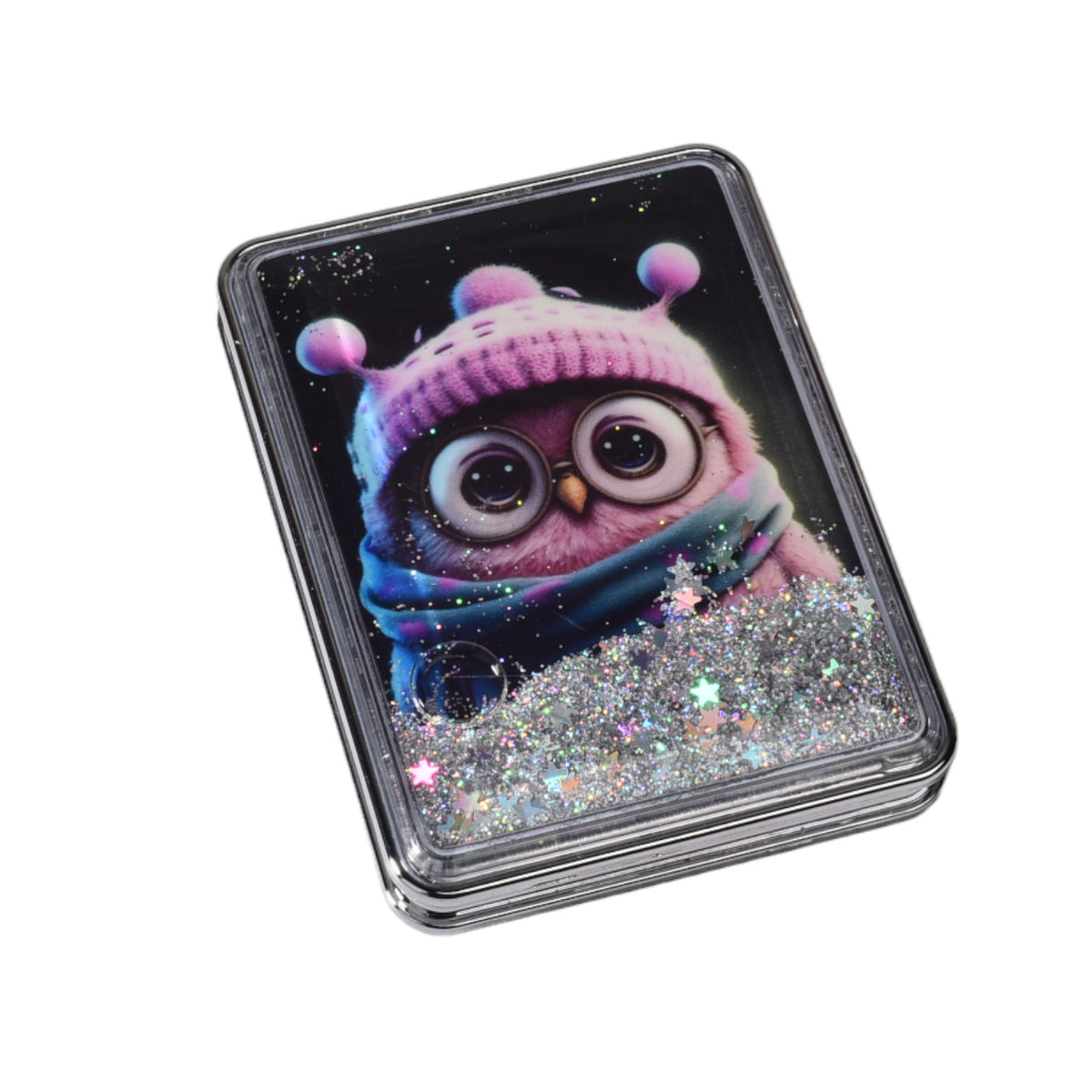 espejo plastico cuadrado cartera dim:6cm