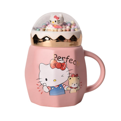 MUG POCILLO HELLO KITTY PERSONAJE 420ML DIM:8X8X13