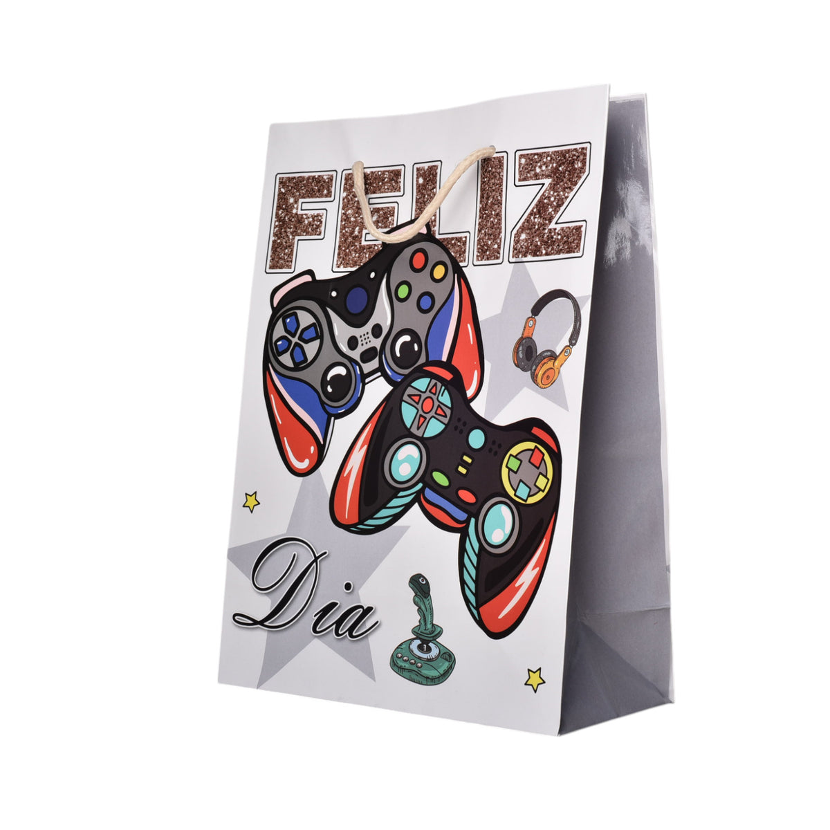 bolsa para regalo diseño niño de papel dim:30x41x11