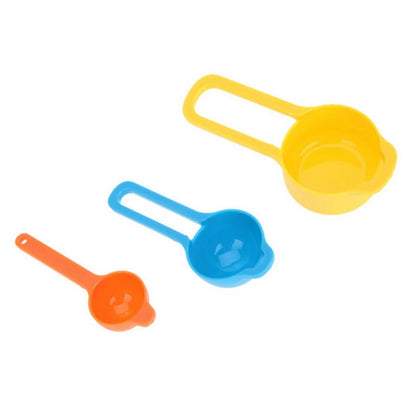 JUEGO SET 6 CUCHARAS COPAS TAZAS MEDIDORAS DIM:17CM JEGZ