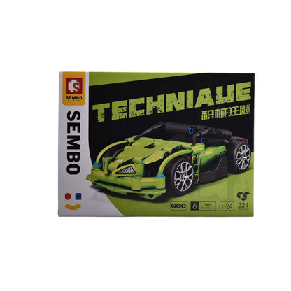 FICHAS DE ARMAR PLASTICO FERRARI CARRO 25X18.8CM