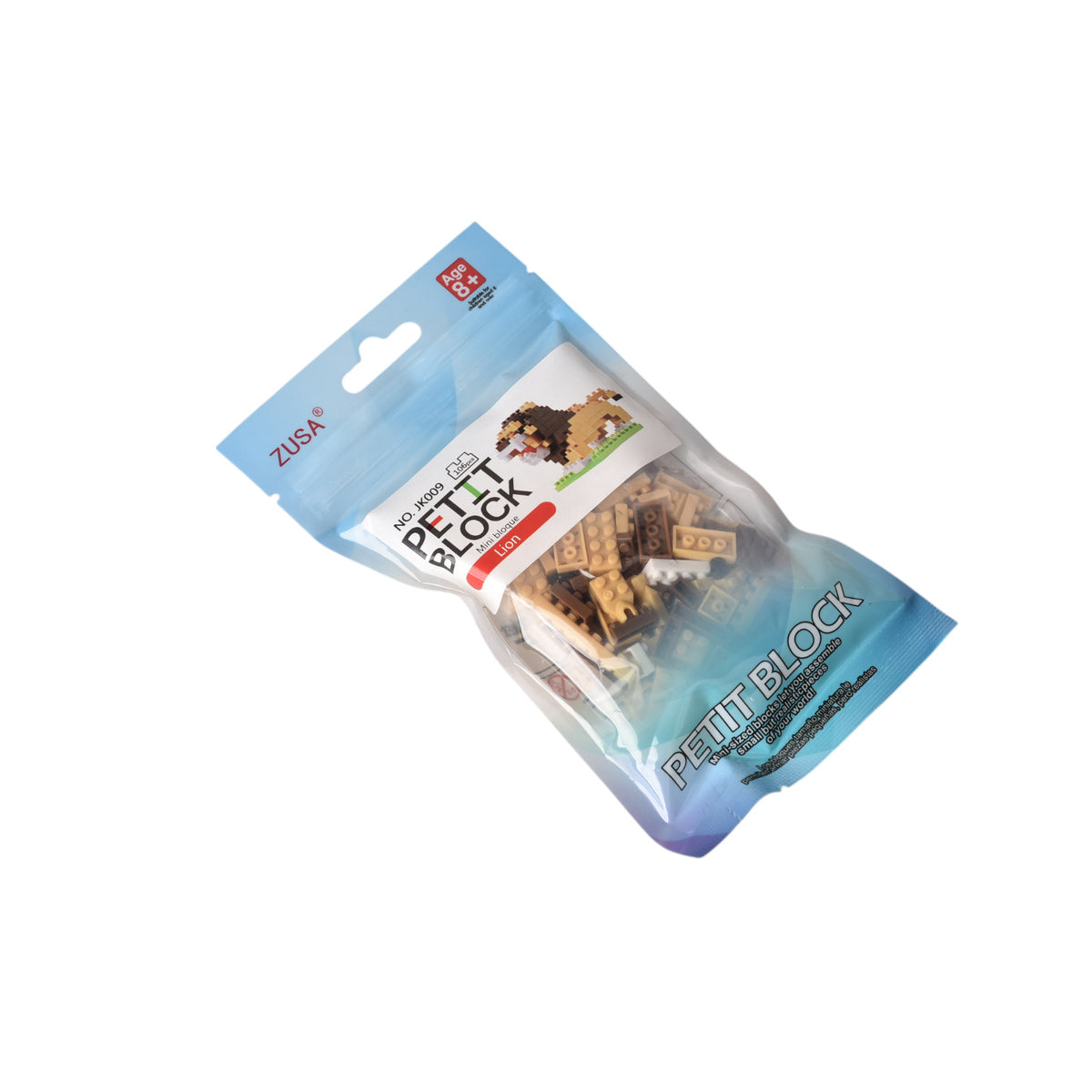fichas pequeñas de armar leon para niños plastico dim:9x4x4