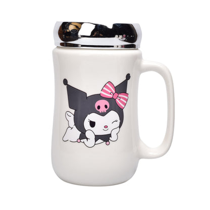 POCILLO CERAMICA KUROMI PERSONAJE 450ML DIM:7X14