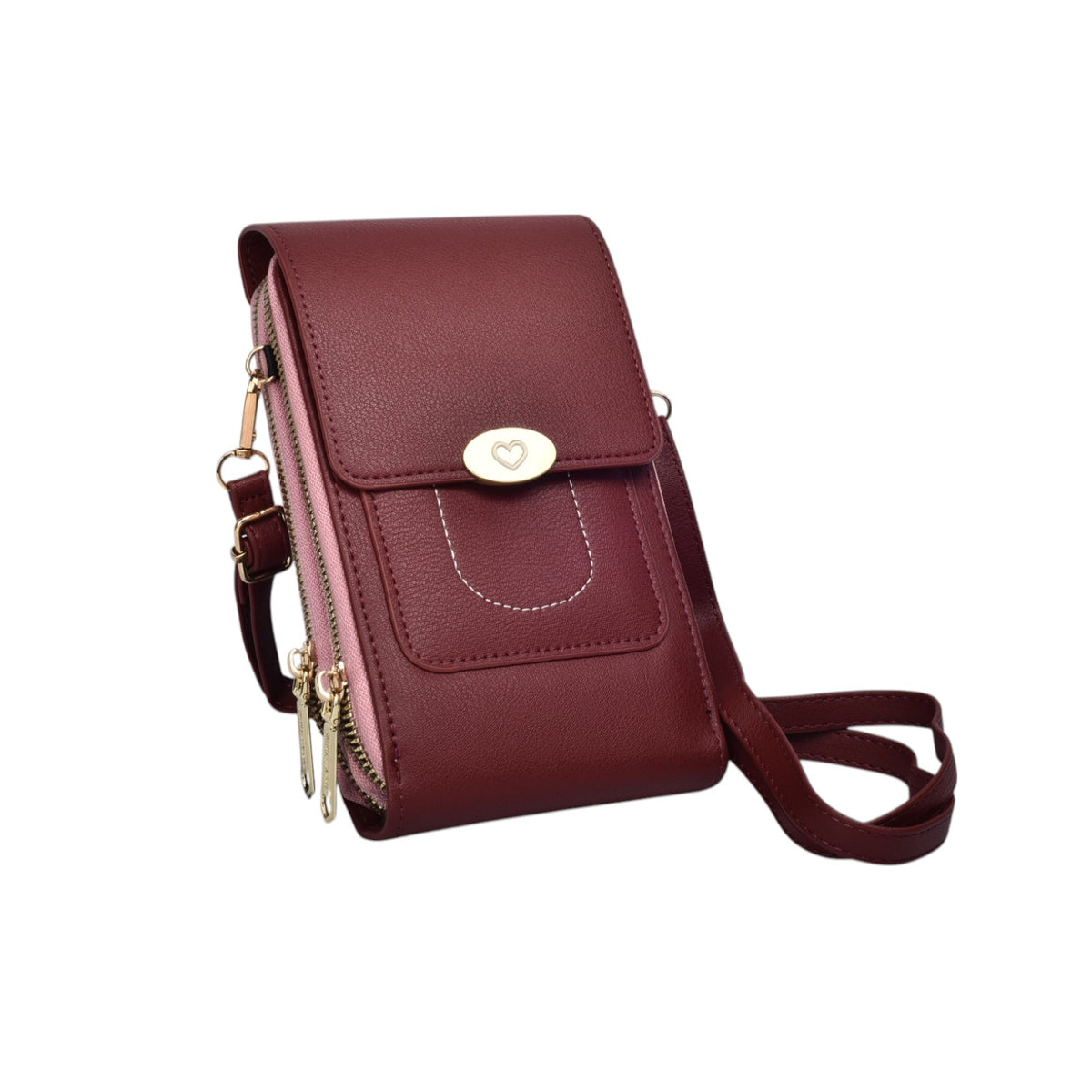 bolso billetera dama sintetico dim:20x11x5