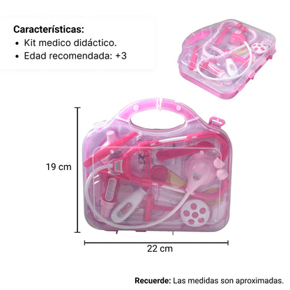 JUGUETE SET MEDICO DOCTOR MALETA NIÑAS