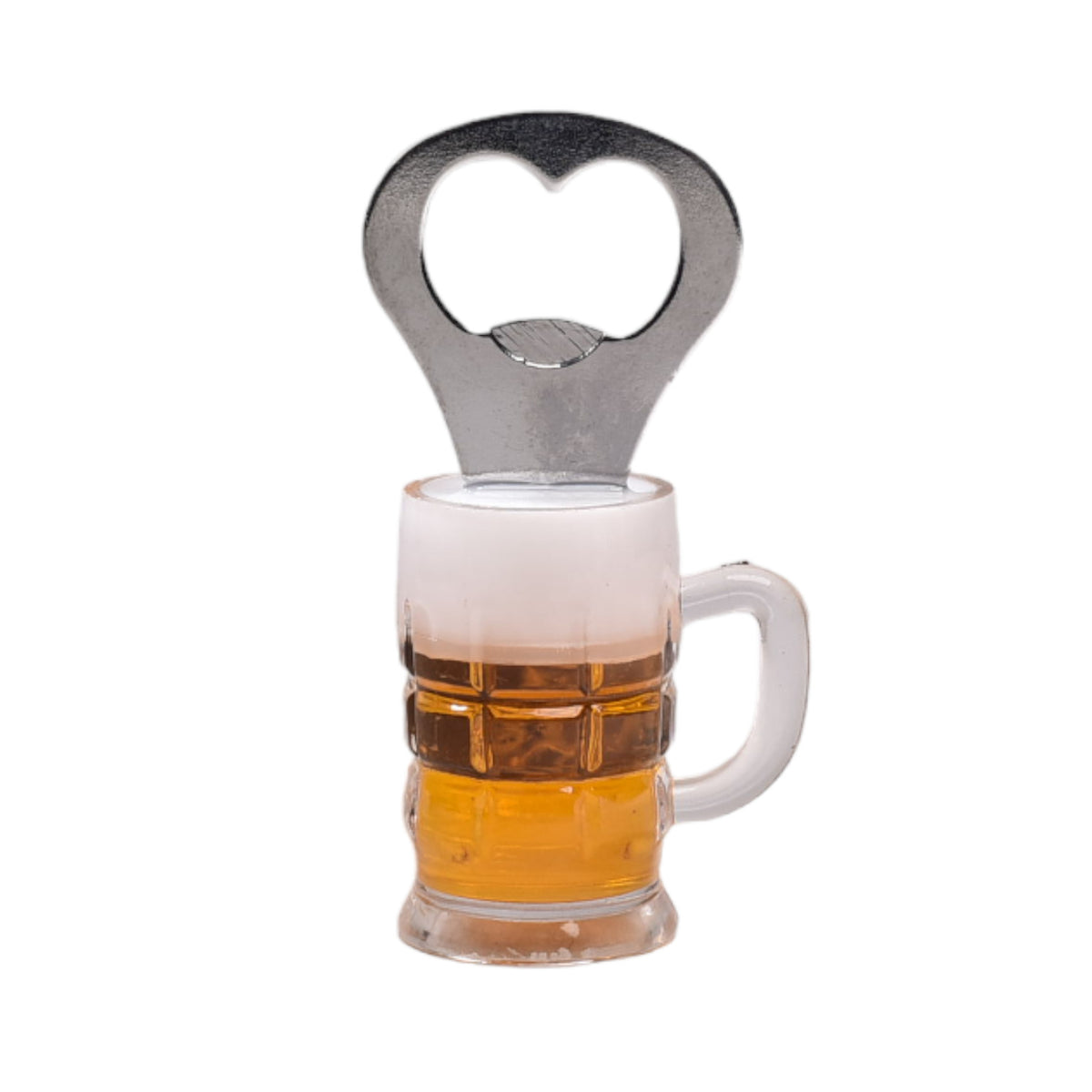 destapador plastico con iman forma vaso cerveza dim:9x3x3