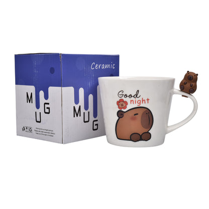 MUG POCILLO CERAMICA DISEÑO CAPYBARA 500ML DIM:10X10X9