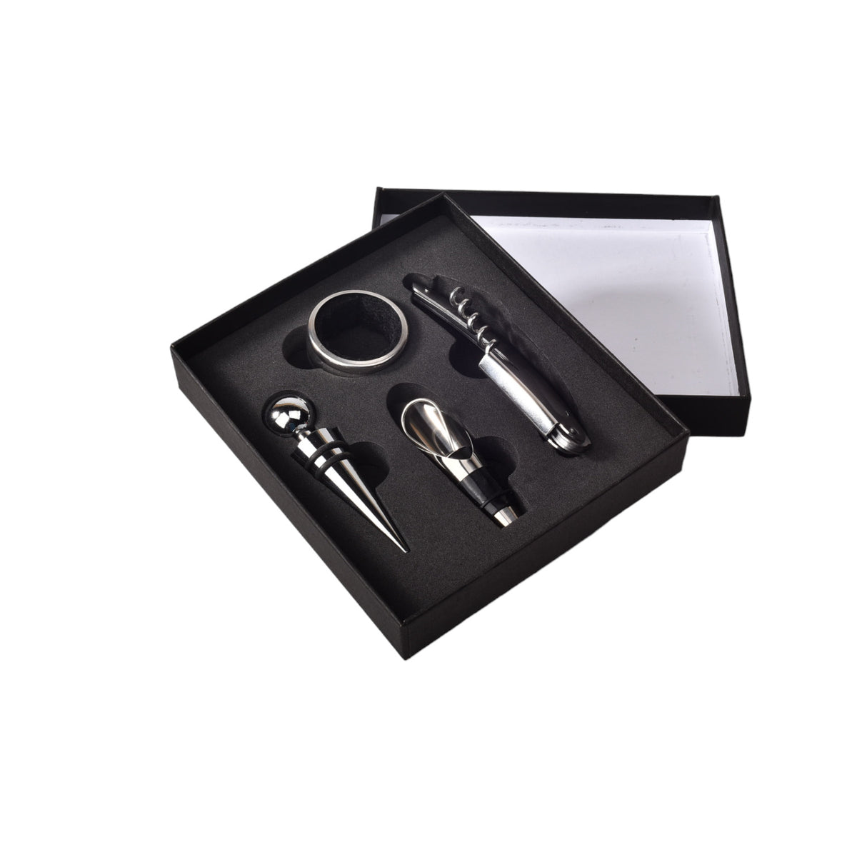 kit descorchador de vino por 4pcs acero inoxidable