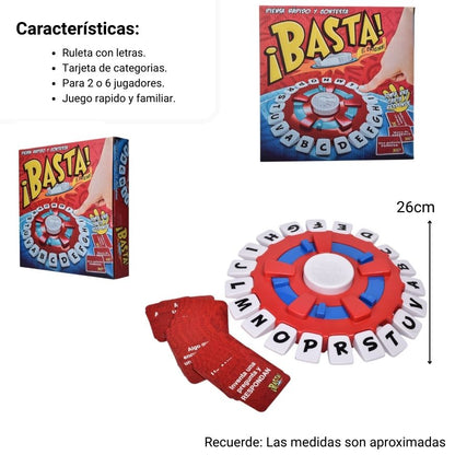 JUGUETE BASTA DE CARTAS FAMILIAR INTERACTIVO DIM: 26X5X26