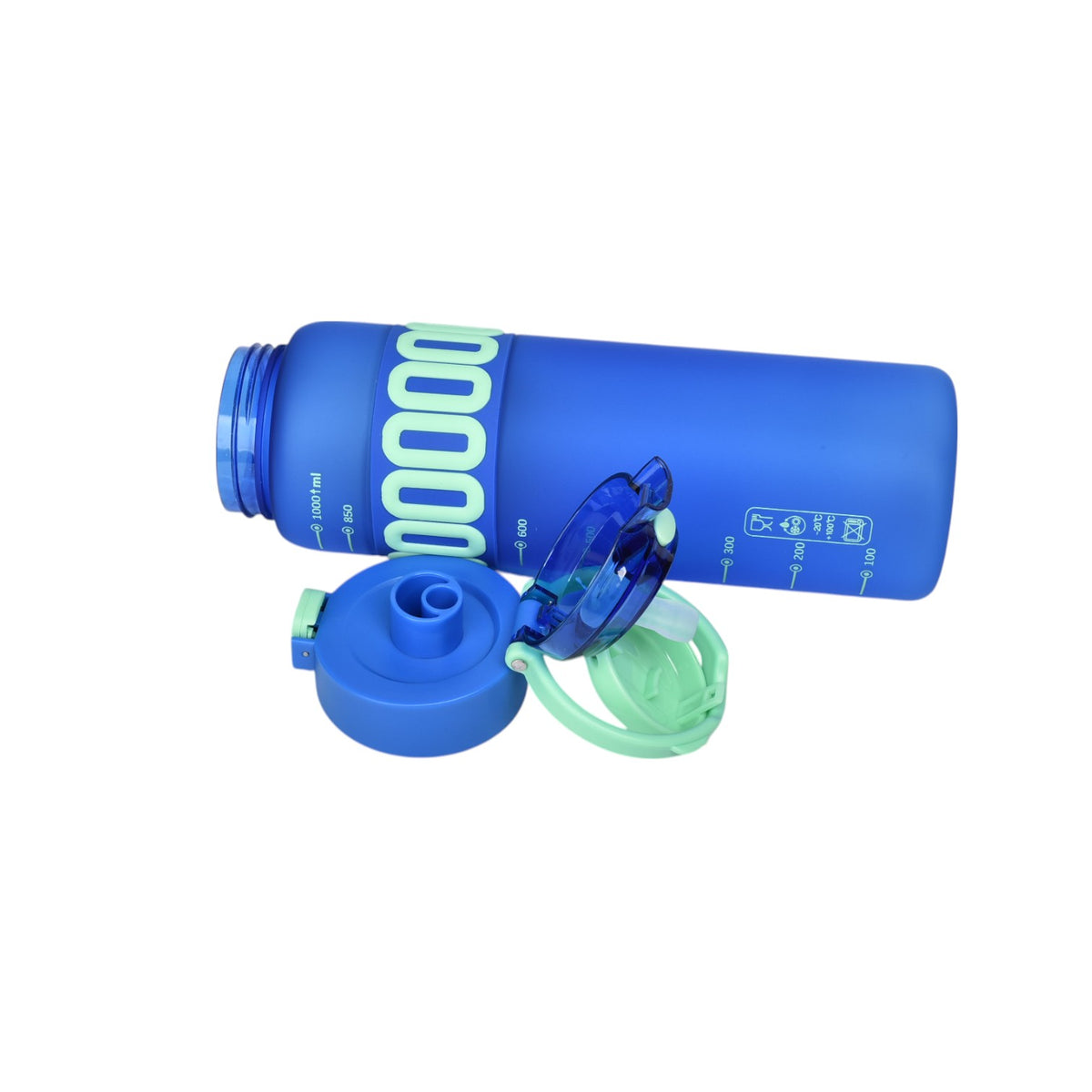botella de agua 1000ml plastica dim:7x7x28