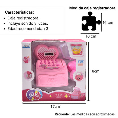 CAJA REGISTRADORA DE SUPERMERCADO JUGUETE DIM:17x10x16