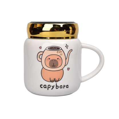 MUG POCILLO CERAMICA DISEÑOS CAPYBARA 450ML DIM:8X10