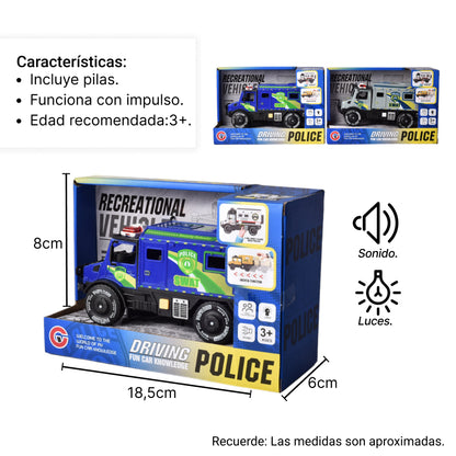 CARRO PARA NIÑOS JUGUETE  CON LUCES Y SONIDO