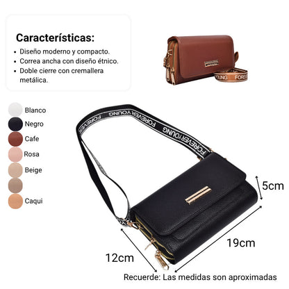 BOLSO PARA DAMA SINTETICO DIM:19X12X5