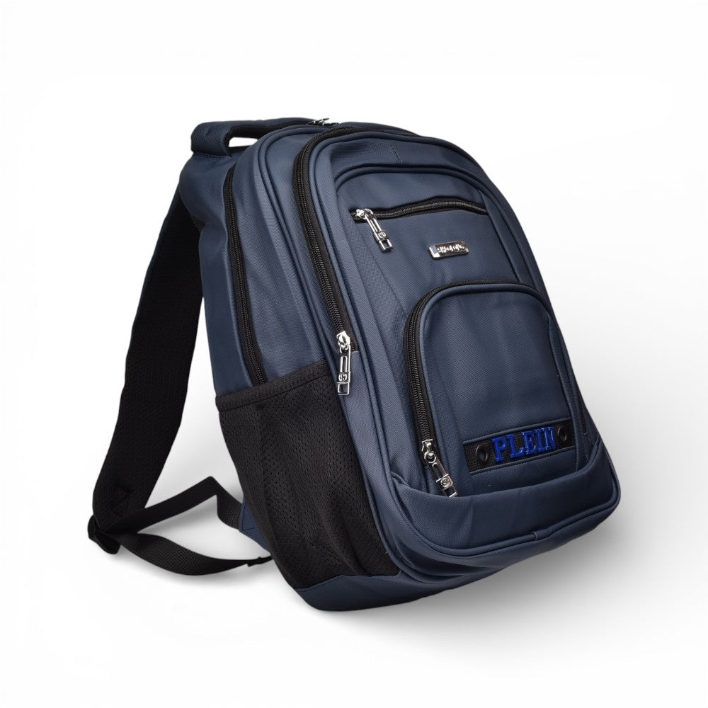 maleta morral color negro sintetico dim:39x28x1