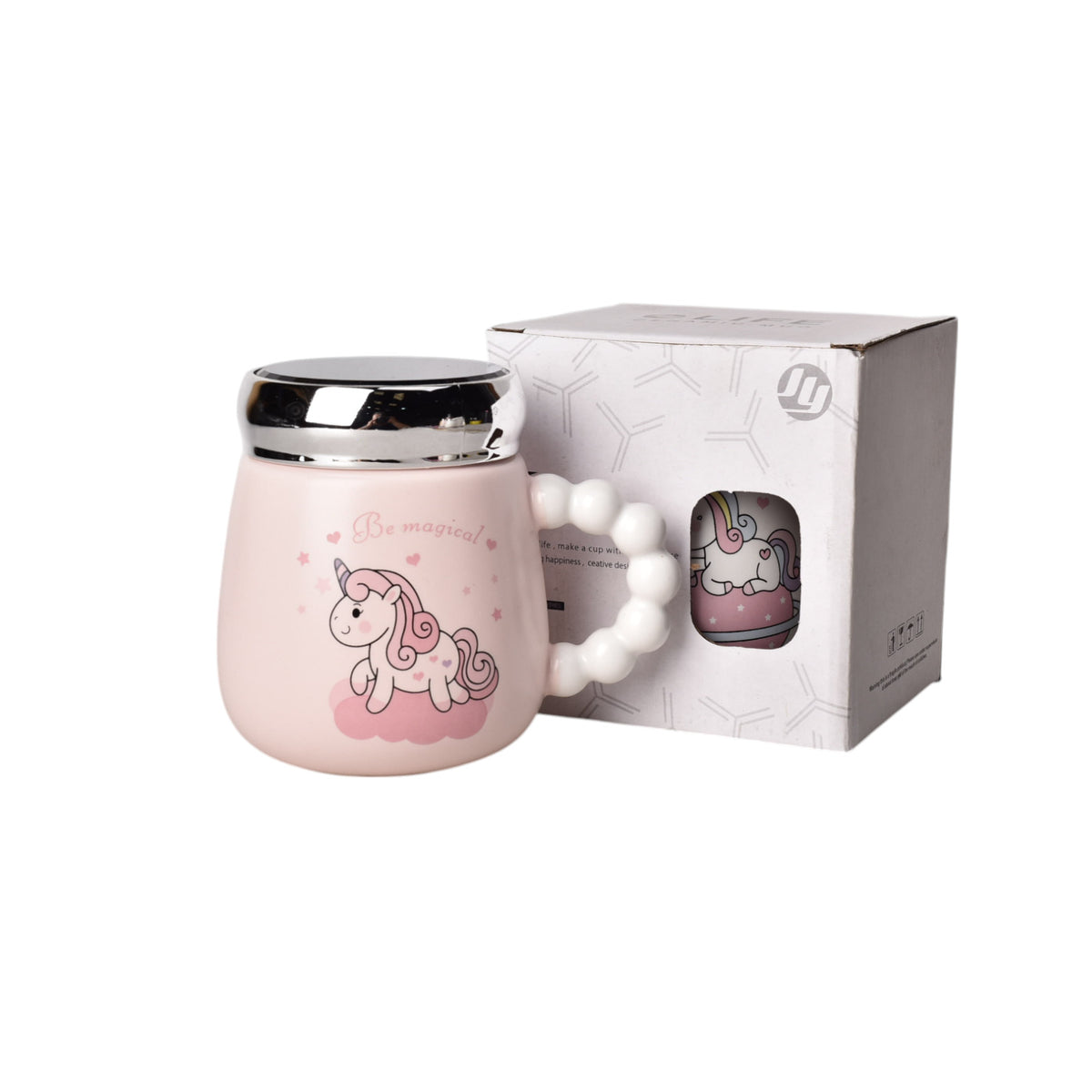 mug pocillo ceramica diseño unicornios 450ml dim:9*9*11
