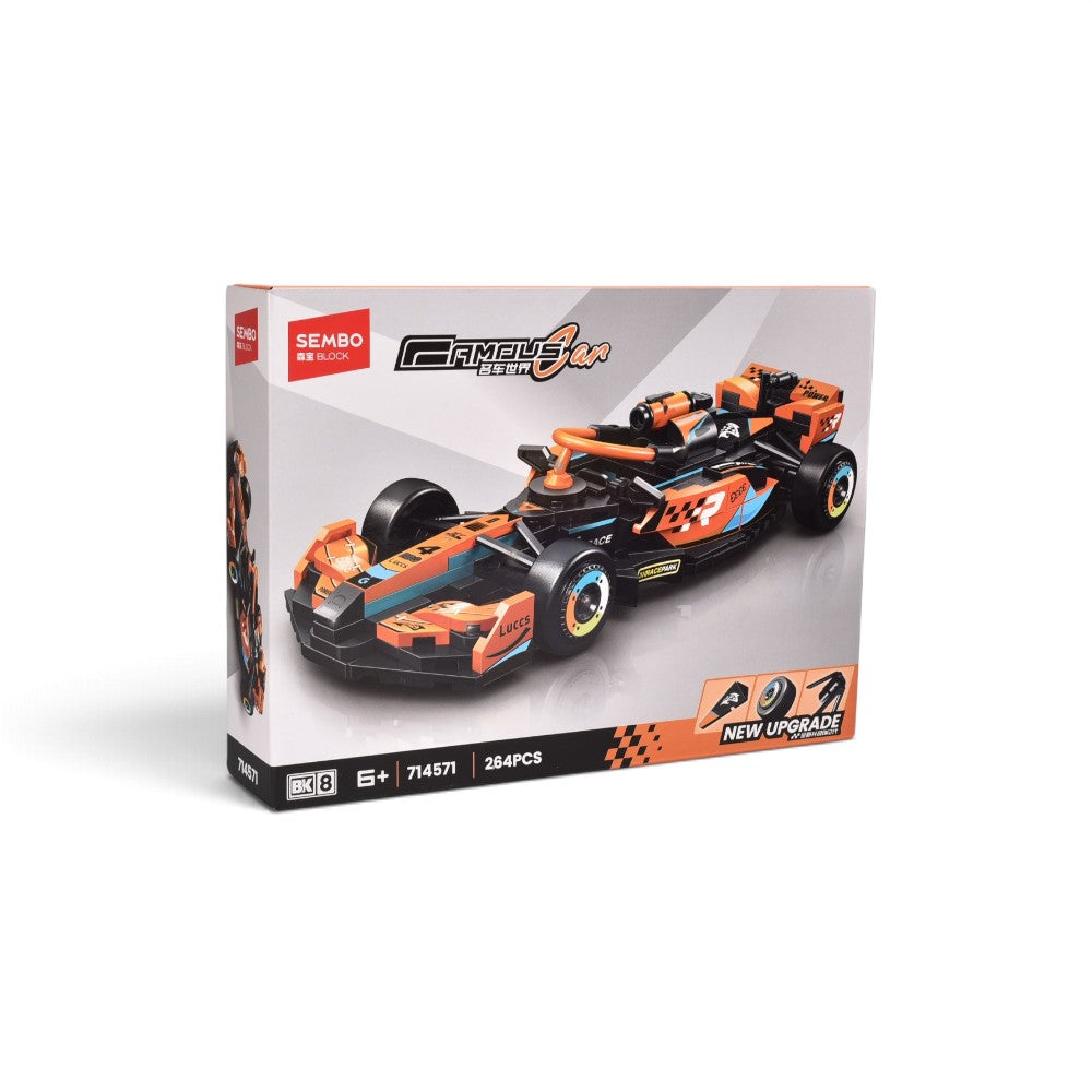 juguete armable carro f1 coleccionable dim: 30*22*5.8