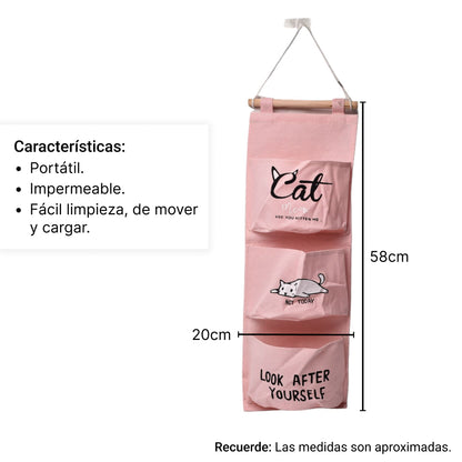 BOLSA ORGANIZADOR MULTIUSOS DECORACION EN POLIESTER