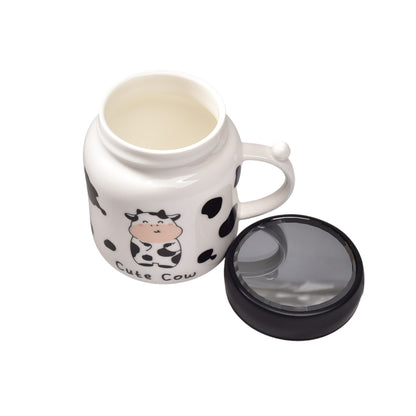 MUG EN CERAMICA POCILLO DE VACA DIM:8x12x11CM