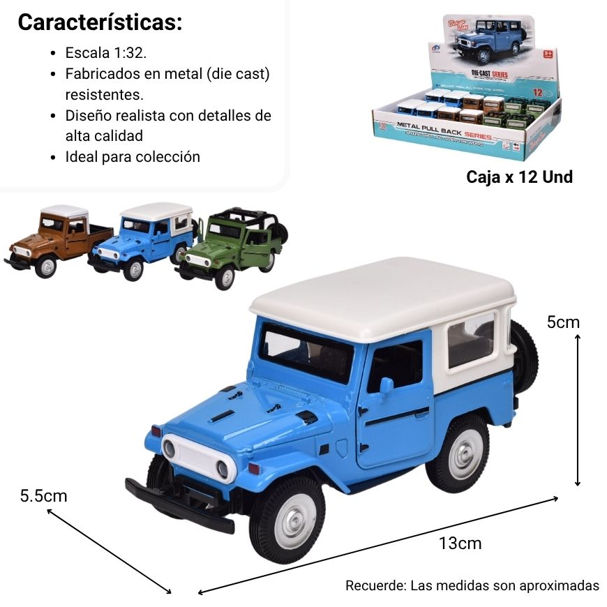 carro coleccionable metalico dim:13.5*5.5*6.5cm