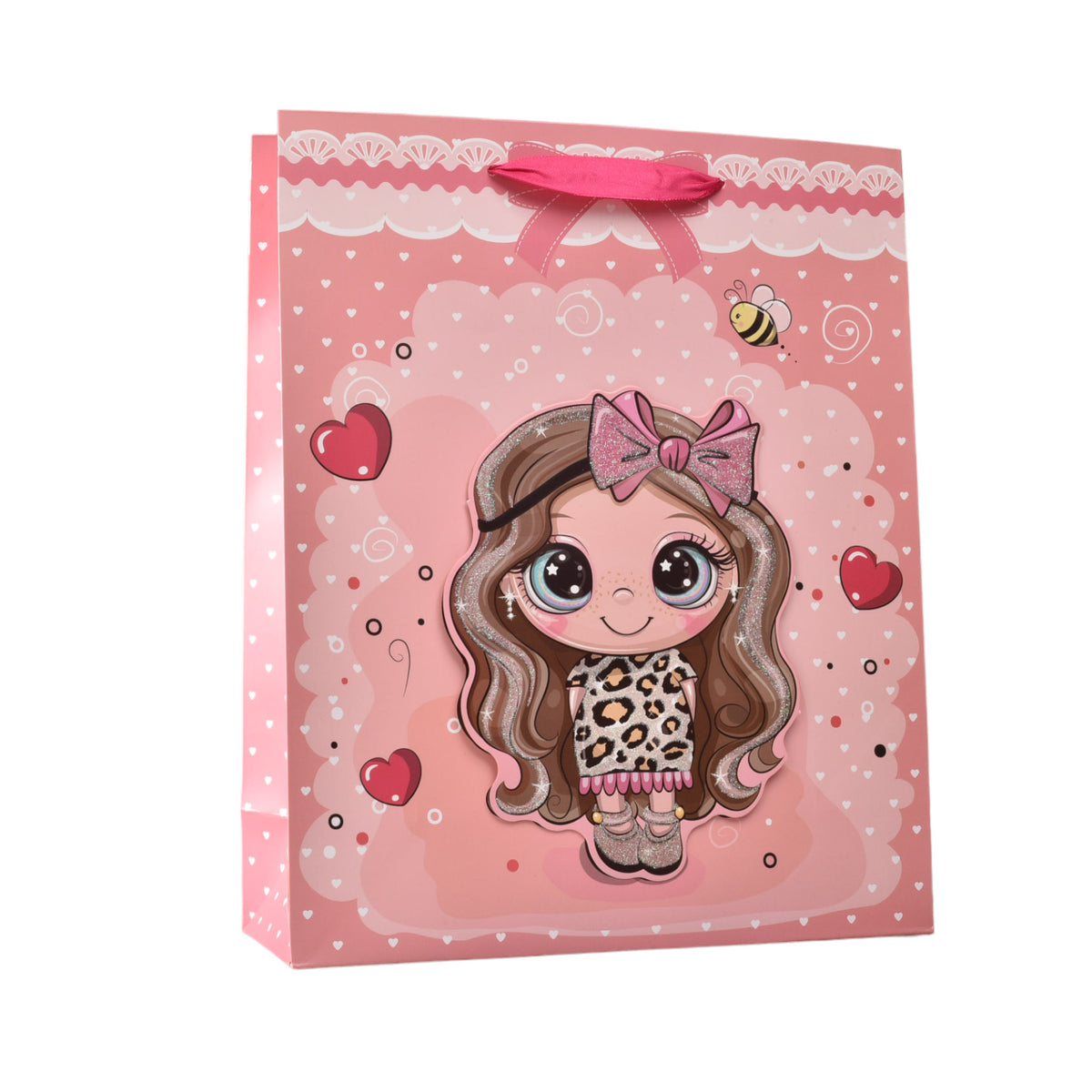 bolsa regalo en papel niñas tamaño pequeño