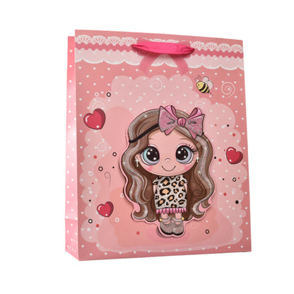 BOLSA REGALO EN PAPEL NIÑAS TAMAÑO PEQUEÑO