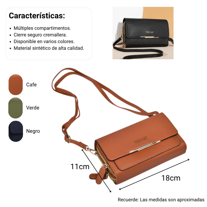 bolso mujer ligero diferentes colores dim:18x11x4