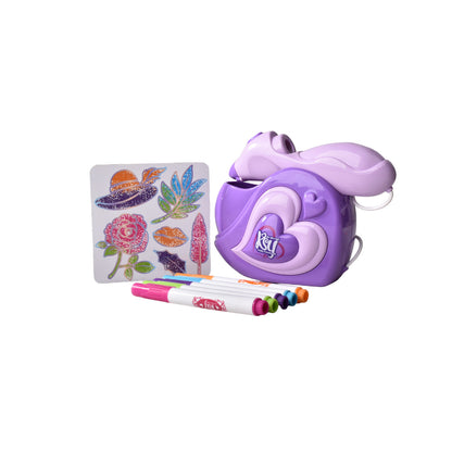 KIT PARA COLOREAR ESCARCHADO INFANTIL CON ACCESORIOS