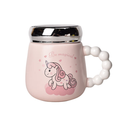 MUG POCILLO CERAMICA DISEÑO UNICORNIOS 450ML DIM:9*9*11