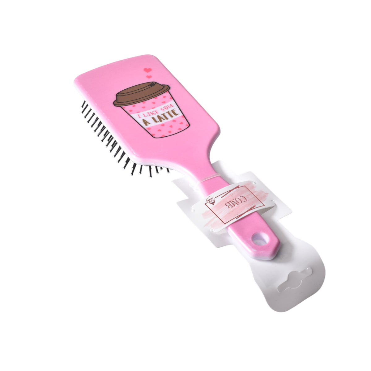 cepillo plastico para cabello varios diseños dim:7x24x4