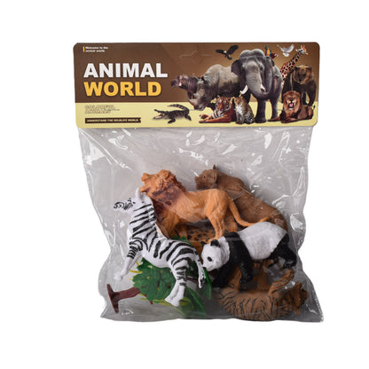 SET ANIMALES SALVAJES JUGUETE DIDACTICO PLASTICO COLECCIÓN N