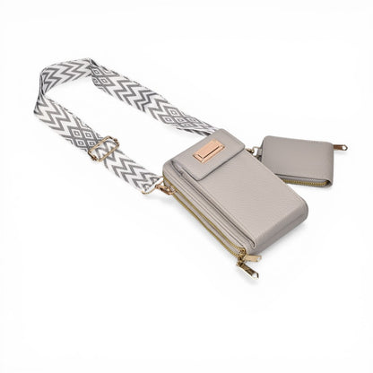 BOLSO PARA DAMA SINTETICO CON MONEDERO DIM: 11X18X7